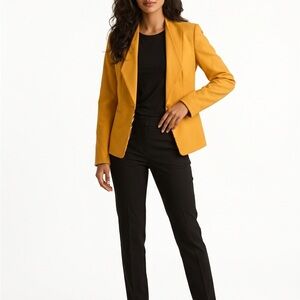 JM Studio Bright Yellow Blazer Size 12 Women’s